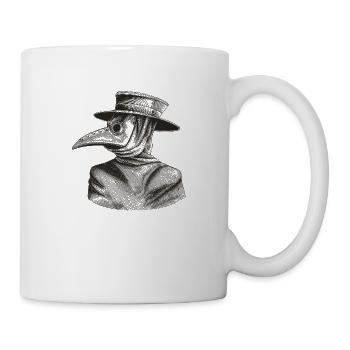 Capuche de peste - Mug blanc - blanc - Droite