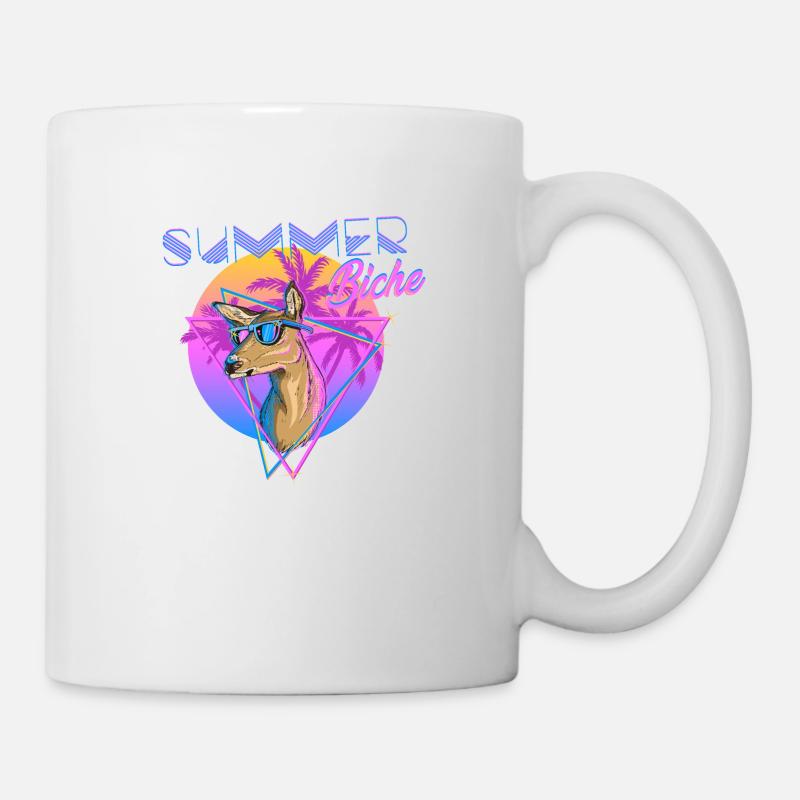 Summer biche - Mug blanc - blanc
