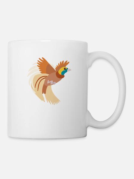 Oiseau de paradis - Mug blanc - blanc