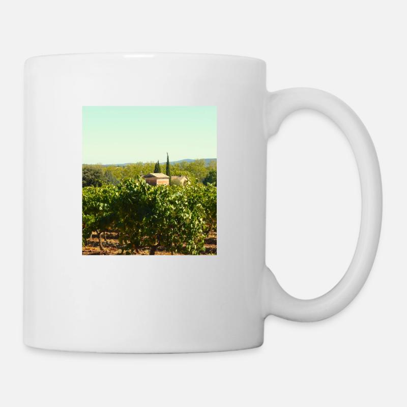Provence: Vines around Trans en Provence - Mug - white