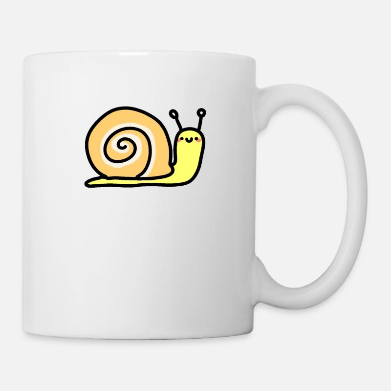 niedliche Schnecke - Tasse - Weiß
