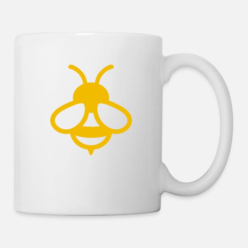 Abeille comique - Mug blanc - blanc