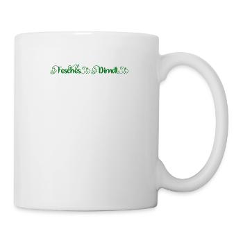 fesches dirdl tracht - Tasse - Weiß - Rechts