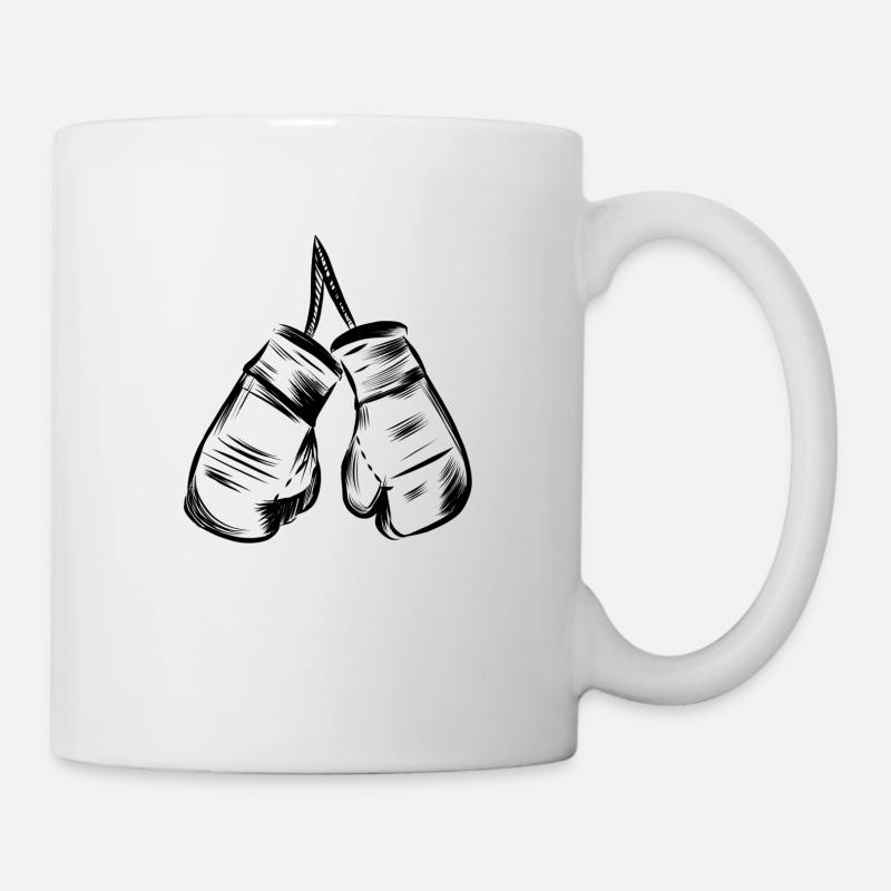 Boxing gloves design - Mug - white