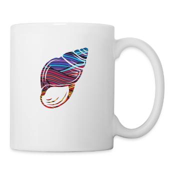 Sea waves with colors - Mug - white - Right