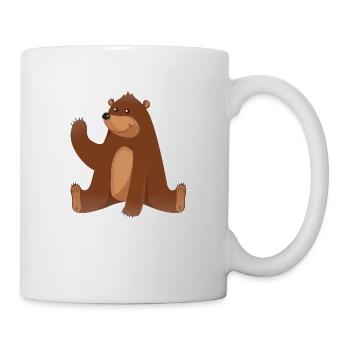 brown bear - Mug - white - Right