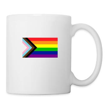 Gay pride flag - Mug - white - Right