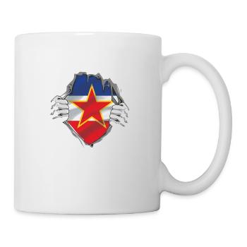 Idée cadeau nostalgie des Balkans Yougoslavie - Mug blanc - blanc - Droite