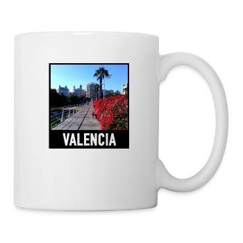 Blumenbrücke in Valencia - Tasse - Weiß - Rechts