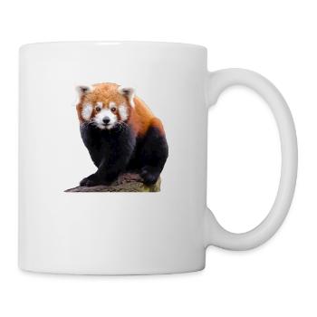 Kleiner Roter Panda süß und niedlich Katzenbär - Tasse - Weiß - Rechts