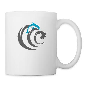 Dolphin Delfin - Tasse - Weiß - Rechts