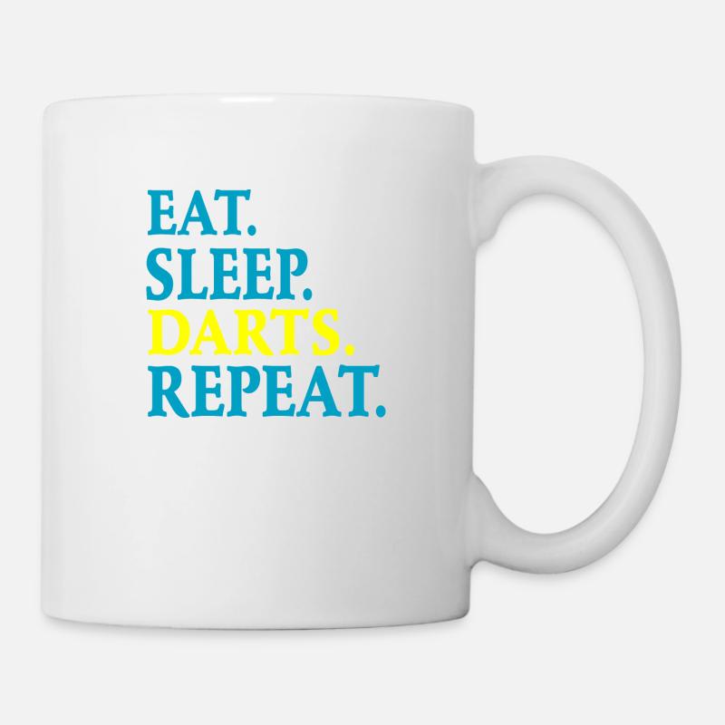 Darts Dart - Tasse - Weiß