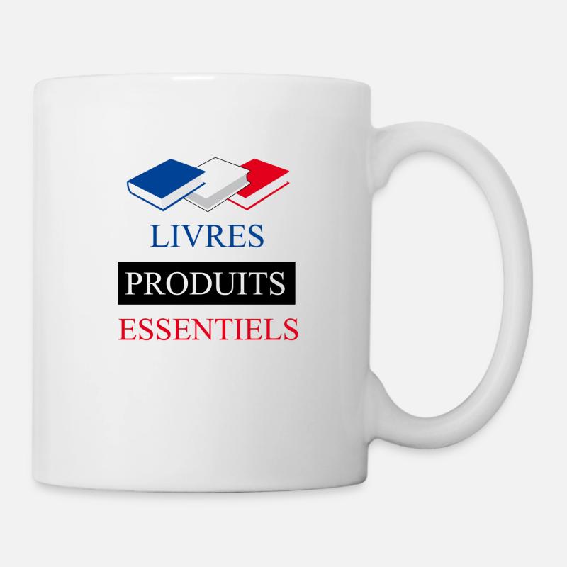 livres produits essentiels - Mug blanc - blanc