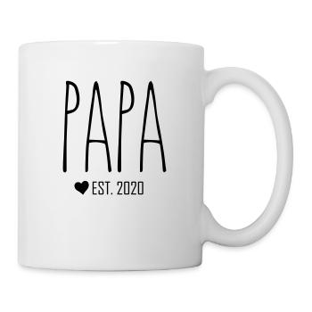 PAPA EST2020 - Tasse - Weiß - Rechts