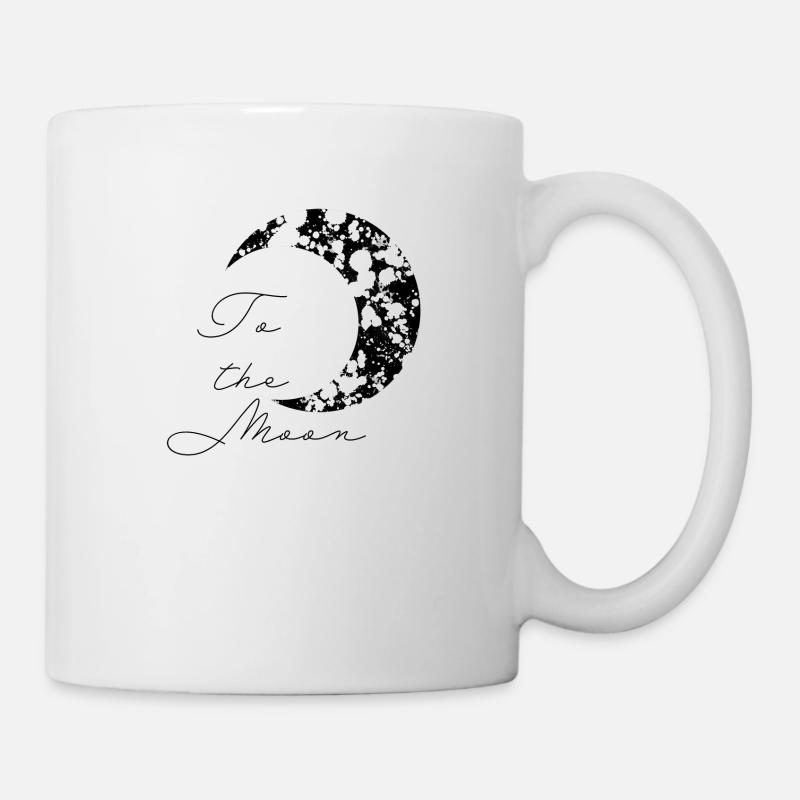 To the moon - Mug - white