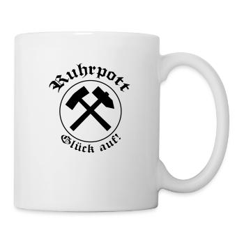 Ruhrpott Gück Auf - Tasse - Weiß - Rechts