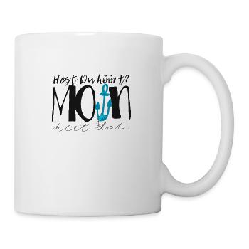 moin heet dat - Tasse - Weiß - Rechts