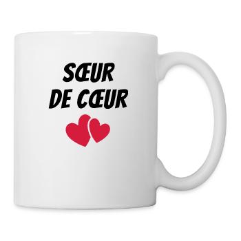 Sœur de cœur - Mug blanc - blanc - Droite