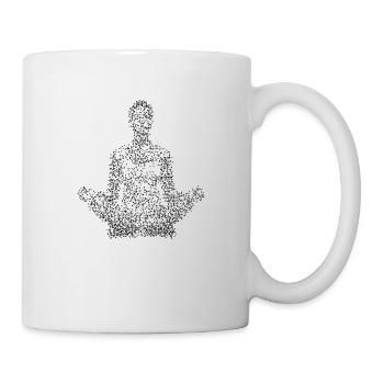 Meditation Dunkle Materie Sammlung (Schwarz) - Tasse - Weiß - Rechts