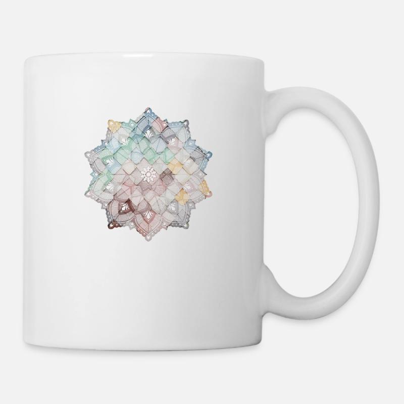 Mandala - Tasse - Weiß
