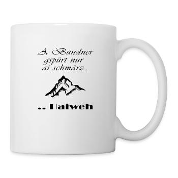 bündner - Tasse - Weiß - Rechts