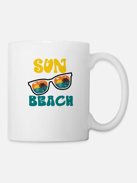 Sun Plage - Mug blanc - blanc