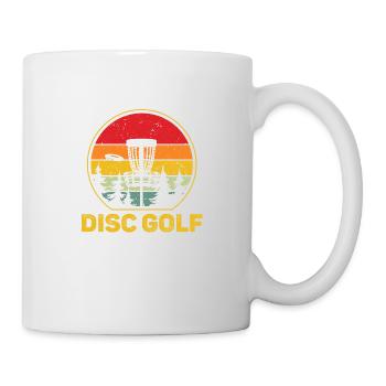 Disc Golf - Tasse - Weiß - Rechts