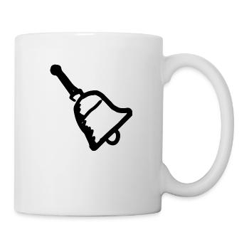 Bell service bell hand-drawn drawing - Mug - white - Right