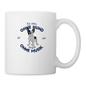 Hundeliebe - Tasse - Weiß - Rechts