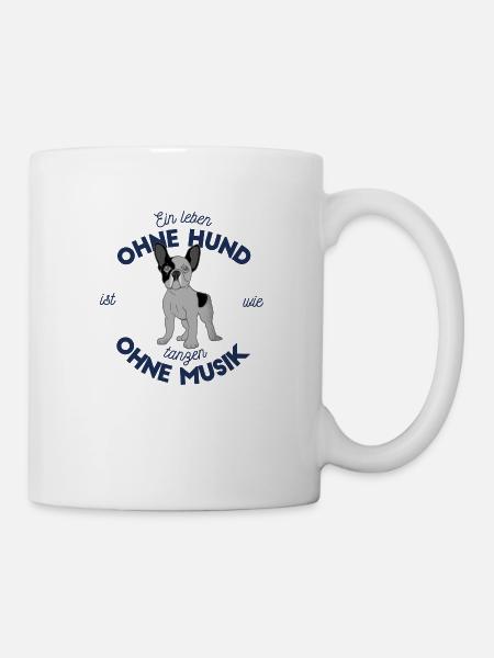 Hundeliebe - Tasse - Weiß