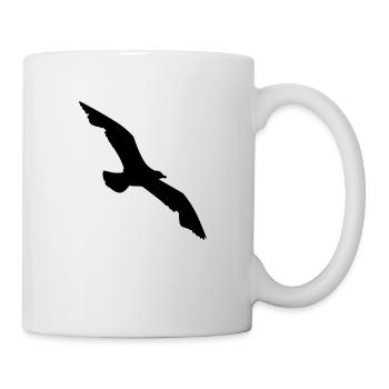 Bird seagull north sea holiday gift - Mug - white - Right