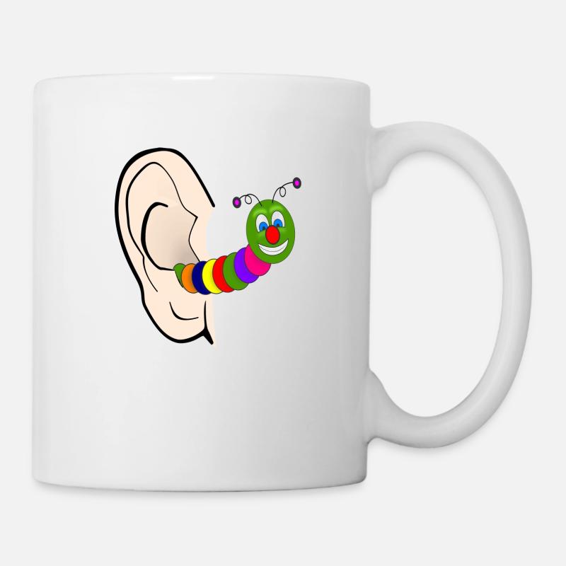 Ohrwurm - Tasse - Weiß
