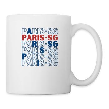 Paris-SG humorvolles Geschenk für Fußballer - Tasse - Weiß - Rechts