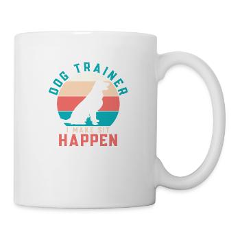 Hundeerziehungsdesign für Hundetrainer Cool Dog-Wa - Tasse - Weiß - Rechts