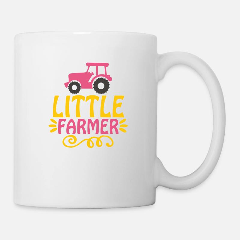 Kleiner Bauer - Tasse - Weiß