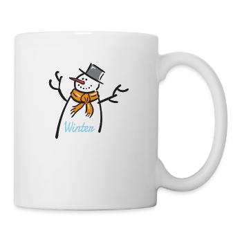 l'hiver - Mug blanc - blanc - Droite