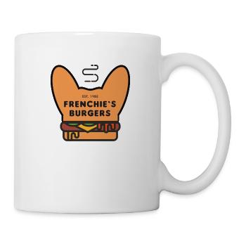 Frenchie Burger - Mug blanc - blanc - Droite