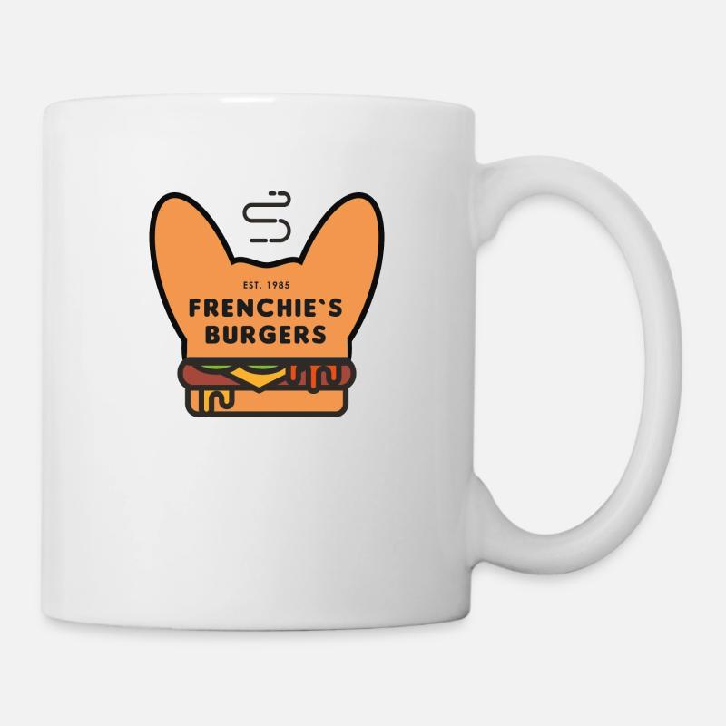 Frenchie Burger - Mug blanc - blanc