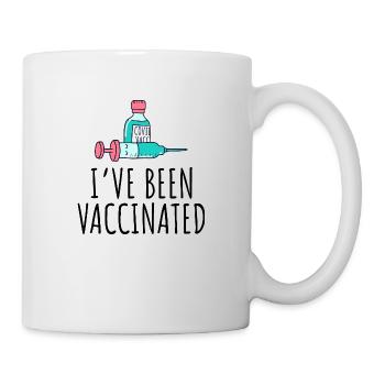 I have been vaccinated vaccination gift - Mug - white - Right