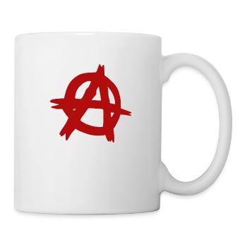 Anarchie - Mug blanc - blanc - Droite