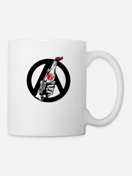 Anarchie - Mug blanc - blanc
