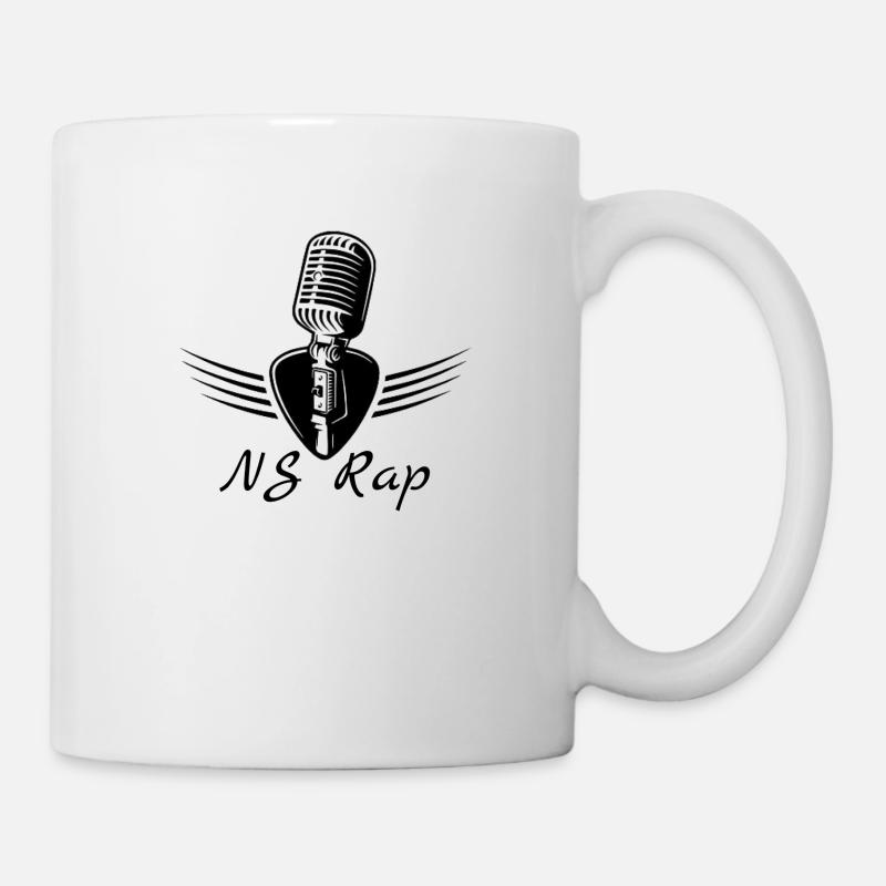 Microphone Micro Musique Musicien Rap Hip Hop - Mug blanc - blanc