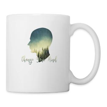 nature head forest ranger time out hiking free - Mug - white - Right