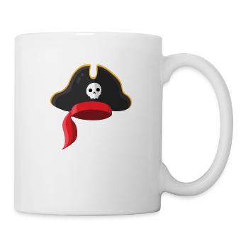 Pirate hat - Mug - white - Right