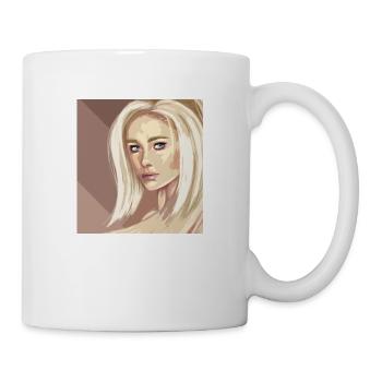 Blonde Girl with Blue Eyes - Mug - white - Right