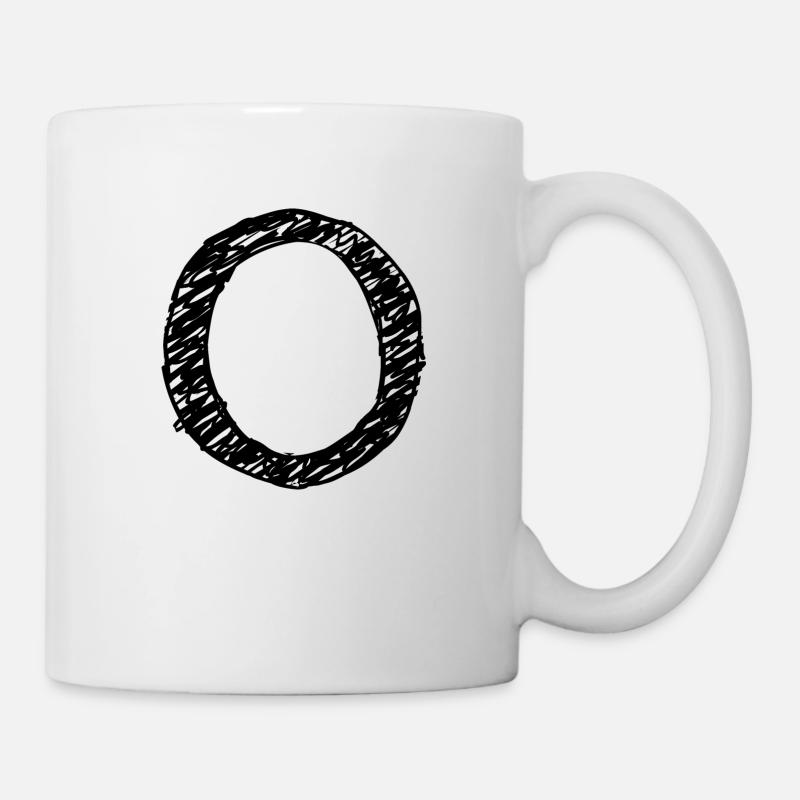 O - Mug - white