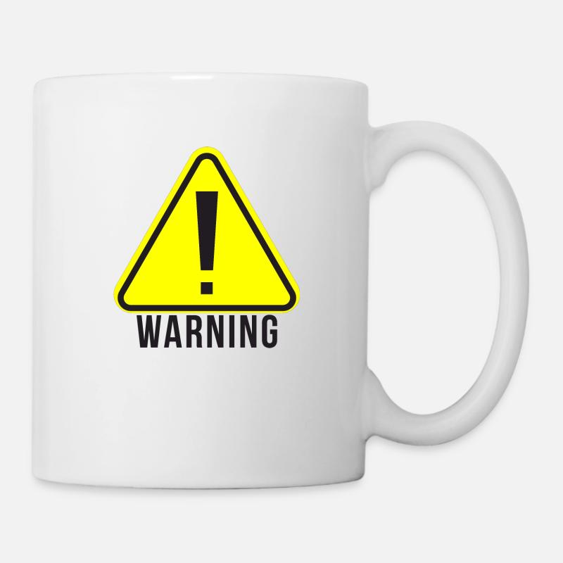 Warning - Mug - white
