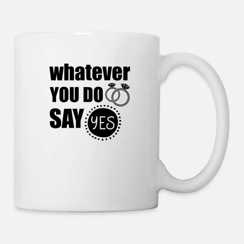 Heiratsantrag - Tasse - Weiß