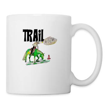 Trail - Mug blanc - blanc - Droite