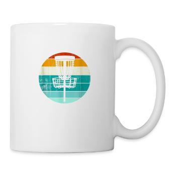 Frisbee Geschenk keine kleinen Kugeln nur große Scheibe - Tasse - Weiß - Rechts